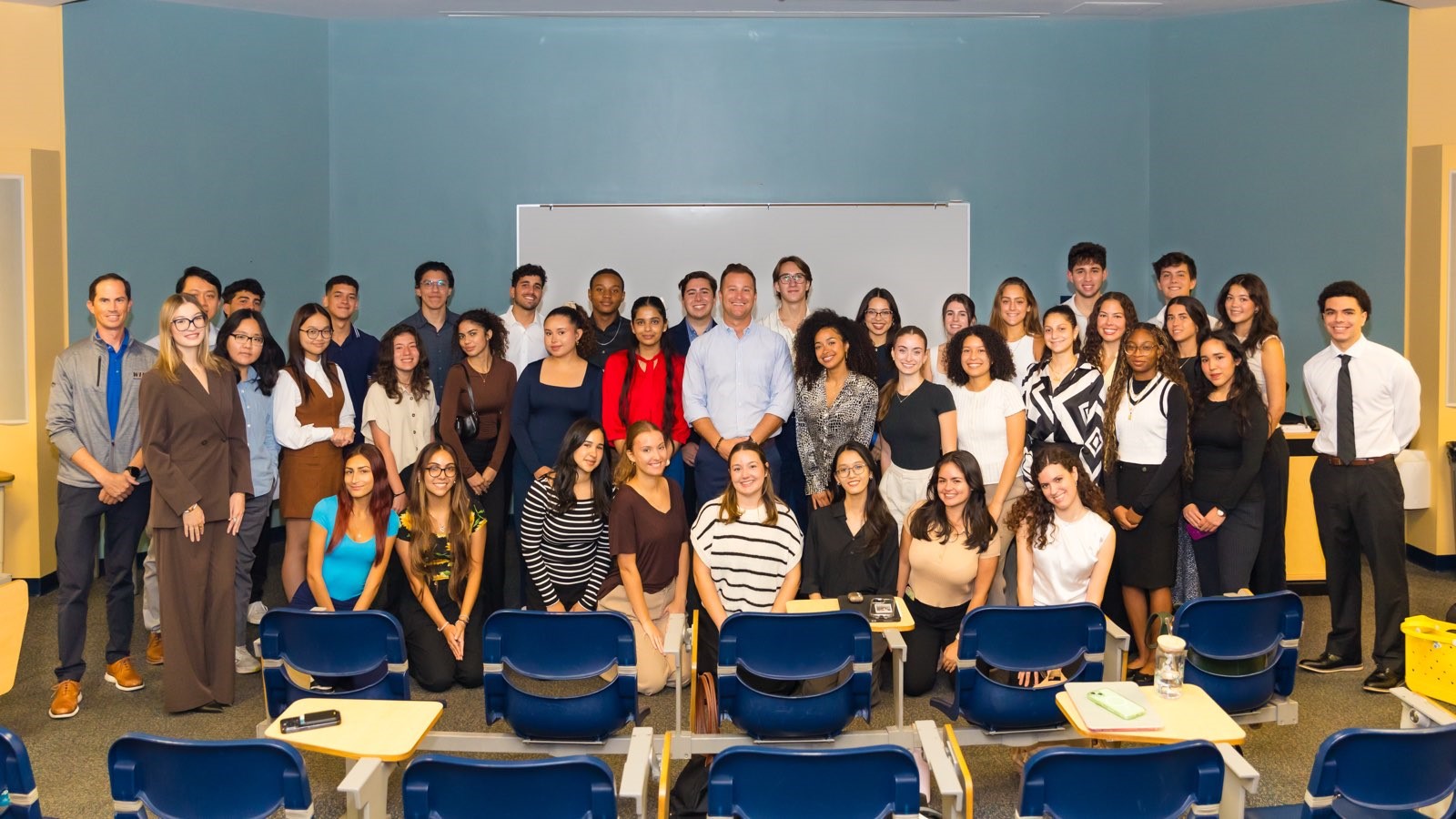 WTDC President & CEO Sean Gazitua was a guest speaker at FIU International Business Honors Society on September 15, 2025. Mr. Gazitua announced WTDC's annual Bandhwari Scholarship. 
