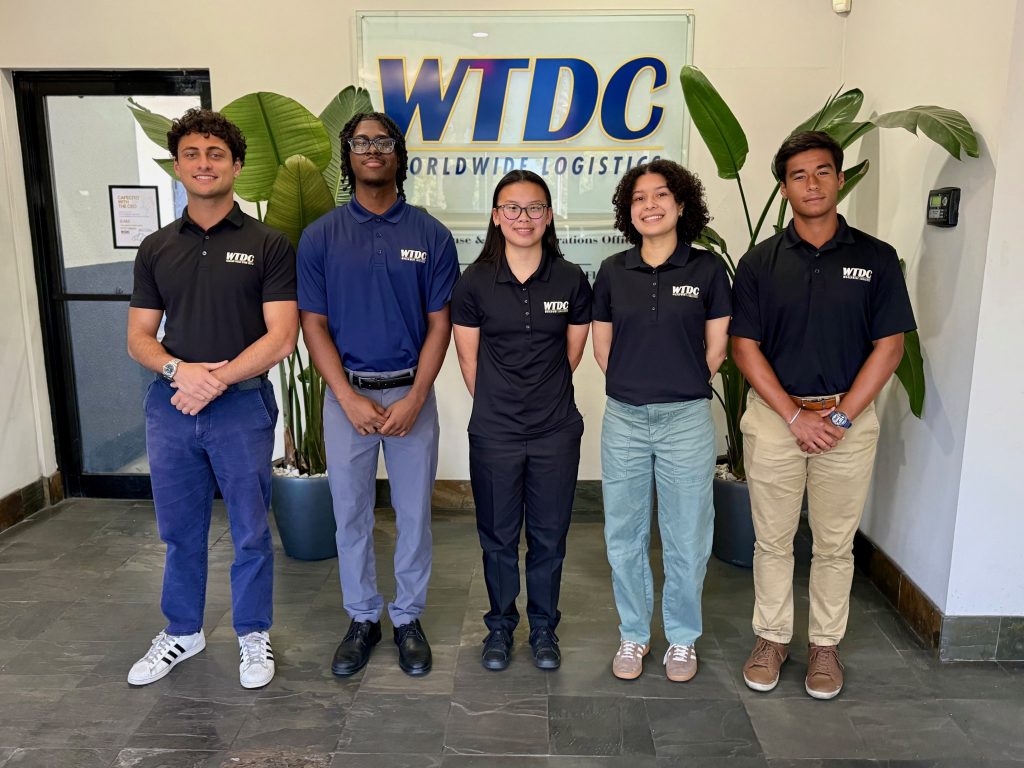 WTDC Spring 2026 Interns: Justin Gamiz, Jaiden Lee-Jones, Marjorie Middlesteadt, Amanda Garcia, Walter Acevedo,